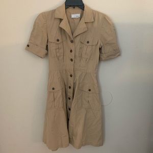 Vintage Warren Petites Military Dress